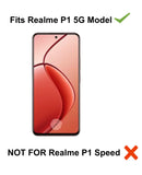 FAD-E Tempered Glass (with Camera Hole) for Realme P1 / Narzo 70 5G (Transparent)