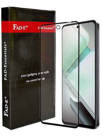FAD-E Tempered Glass for Vivo T3X 5G / iQoo Z9X / Realme Narzo 70X 5G (Transparent)