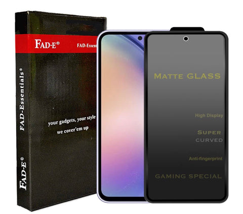 FAD-E Matte Tempered Glass for Samsung Galaxy A54 5G / S23 FE 5G (Matte Transparent)