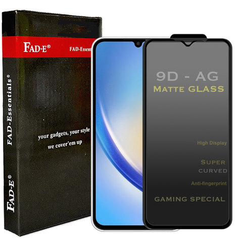 FAD-E Matte Tempered Glass for Samsung Galaxy A14 5G / 4G / F14 5G / M14 5G (Matte Transparent)