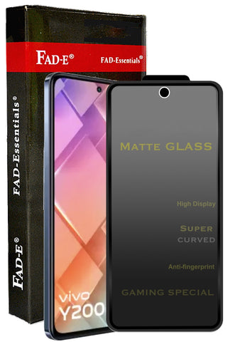 FAD-E Matte Tempered Glass for Vivo Y200 5G / Y200e (Matte Transparent)