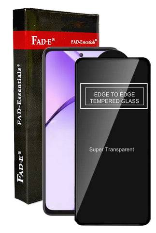 FAD-E Tempered Glass Screen Protector Guard for OPPO A3 Pro 5G / OPPO A79 5G / Realme C67 5G / Realme C65 5G / Vivo Y58 5G / iQOO Z9X 5G (Transparent)