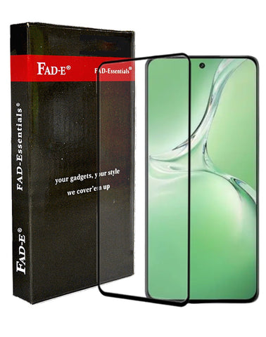 FAD-E Tempered Glass Screen Protector Guard for OPPO K12X 5G (Transparent)