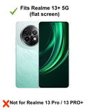 FAD-E Tempered Glass for realme 13+ 5G (Transparent)