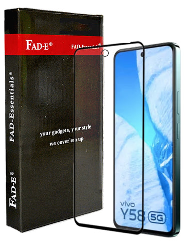 FAD-E Tempered Glass for Vivo Y58 5G / Vivo T3X 5G / iQoo Z9X (Transparent)