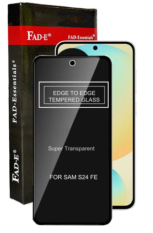 FAD-E Tempered Glass (with Camera Hole) for Samsung Galaxy S24 FE 5G  (Transparent)