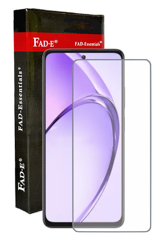FAD-E Ultra Clear Tempered Glass Screen Protector Guard for OPPO A3 Pro 5G / Realme C65 / C67 / Vivo Y58 5G (Transparent)
